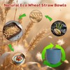 Wrova 6-piece Wheat Straw Bowls sets 26oz,Alternative Plastic Bowls Reusable