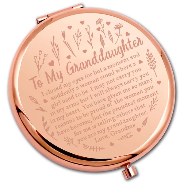 PLITI Granddaughter Gift Granddaughter Graduation Gift to My Granddaughter Compact