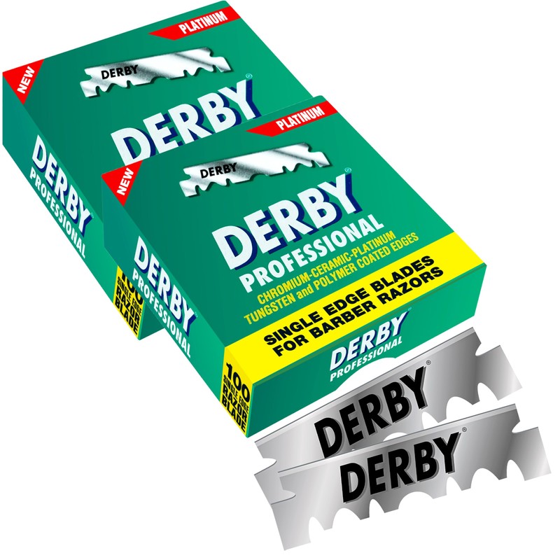 1000 Derby Professional Single Edge Razor Blades for straight razor