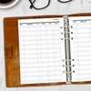 A5 Checkbook Registers Planner Insert Refill, 5.83″ x 8.27″, Fits