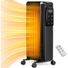 Unbranded 1500W Electric Portable Space Oil Filled Heater,LCD Display, Tip-Over