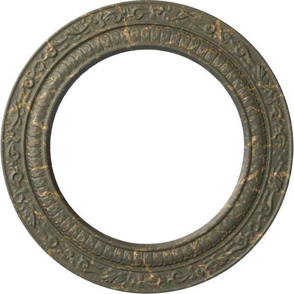 12"OD x 8"ID x 1/2"P Andrea Ceiling Medallion (Fits Canopies