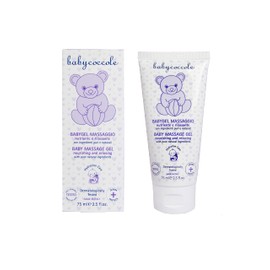 Babycoccole BABY GEL MASSAGGIO con Olio di Mandorla per Neonati e bambini. Idratante e Rilassante. Dermatologicamente Testato, Per Pelli delicate. Ingredienti Puri, Naturali di Origine Vegetale - 75ml