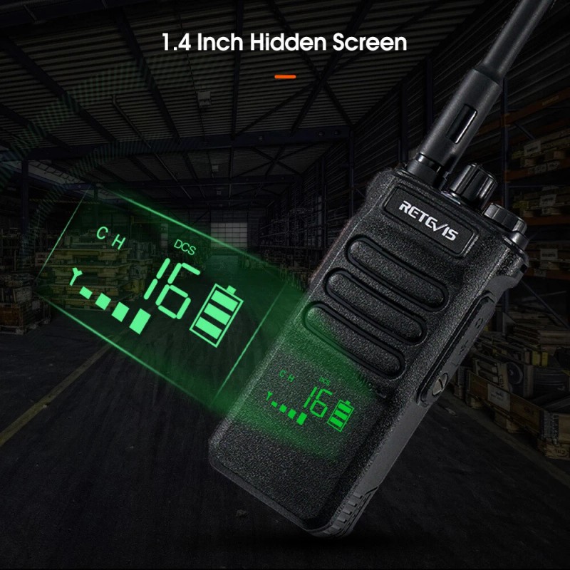 Retevis RT86 Walkie Talkies UHF430-440MHz 10W 2600mAh Two Way Radios