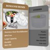5.3 Qt Stainless Steel Salad Spinner, BOMANSI BOMS Large Salad