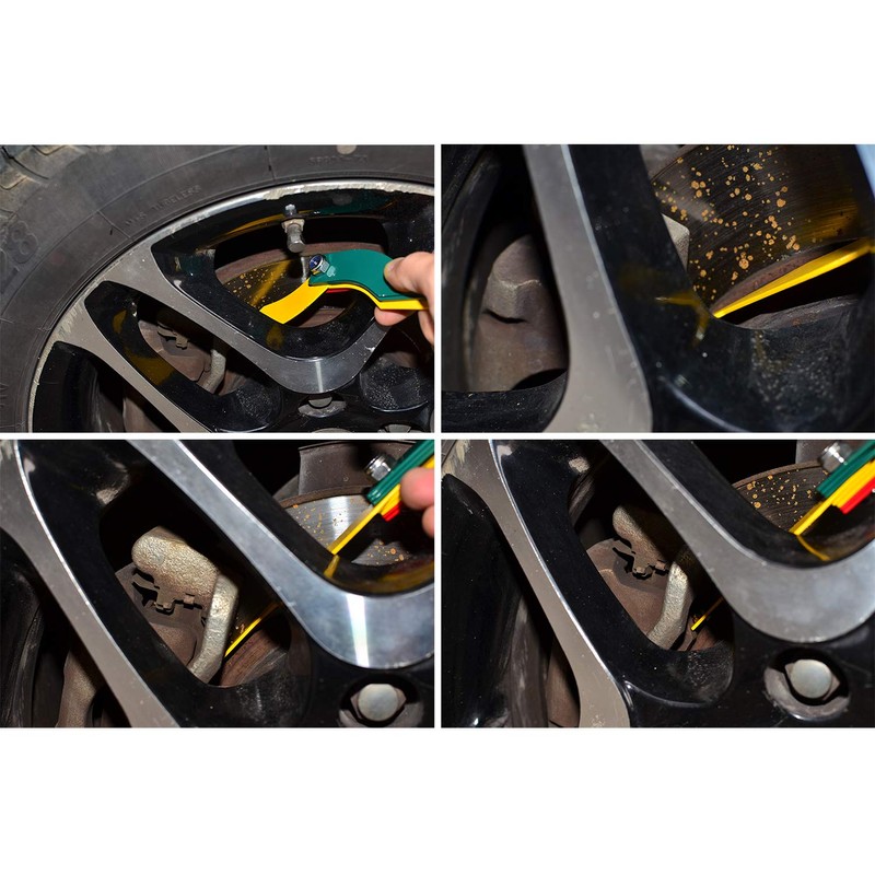 ITEQ Brake Lining Thickness Gauge 8 Piece SAE & Metric