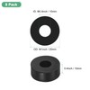 M METERXITY 8-Pack Rubber Isolation Washers, 1" OD 0.4" ID