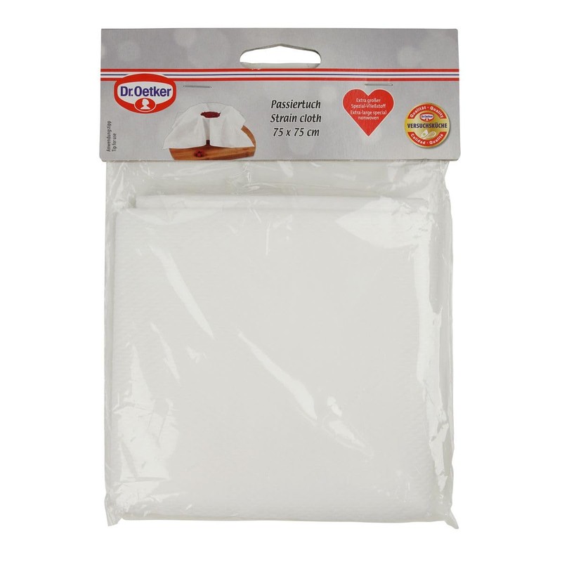 Dr. Oetker 3240 Cloth, Fabric, white, 75 x 75 x