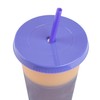 Manna 24oz Color Changing Reusable Cup Set - 24-Piece -
