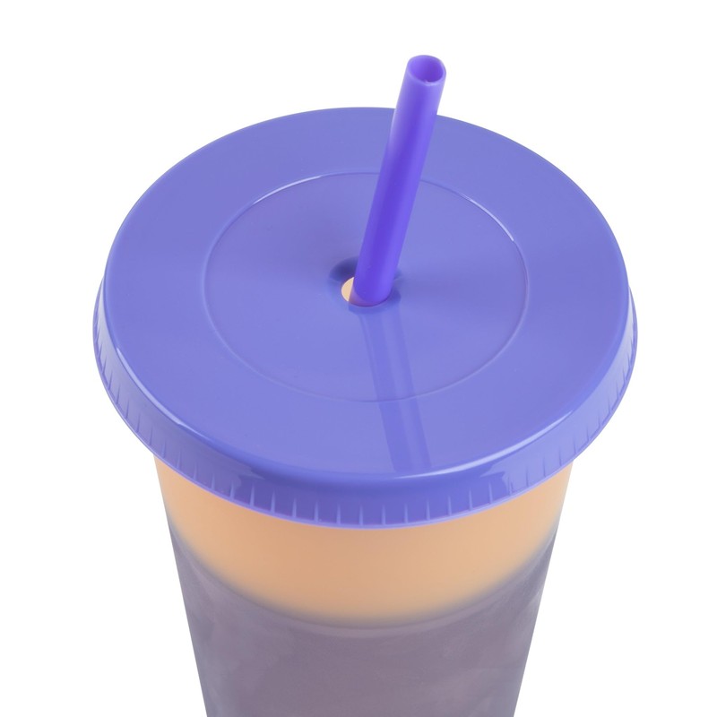 Manna 24oz Color Changing Reusable Cup Set - 24-Piece -
