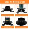 2 Pack Propane Tank Holder, Portable Propane Tank Stand Cylinder