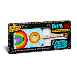 TinkerTar - Rainbow Acoustic Guitar - The Easiest Way to Start and Learn Guitar - 1 Stringed Toy Instrument for Kids Perfect Intro to Music for Young Kids Ages 3 and up - from Buffalo Games