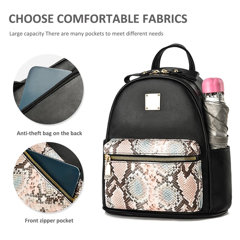 NICOLE & DORIS Ladies Backpack Mini Backpacks Women Casual Daypack