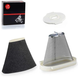 Air Filter & Cage Guide & End Cap For Yamaha Raptor 660 660R YFM660R 2001 2002 2003 2004 2005