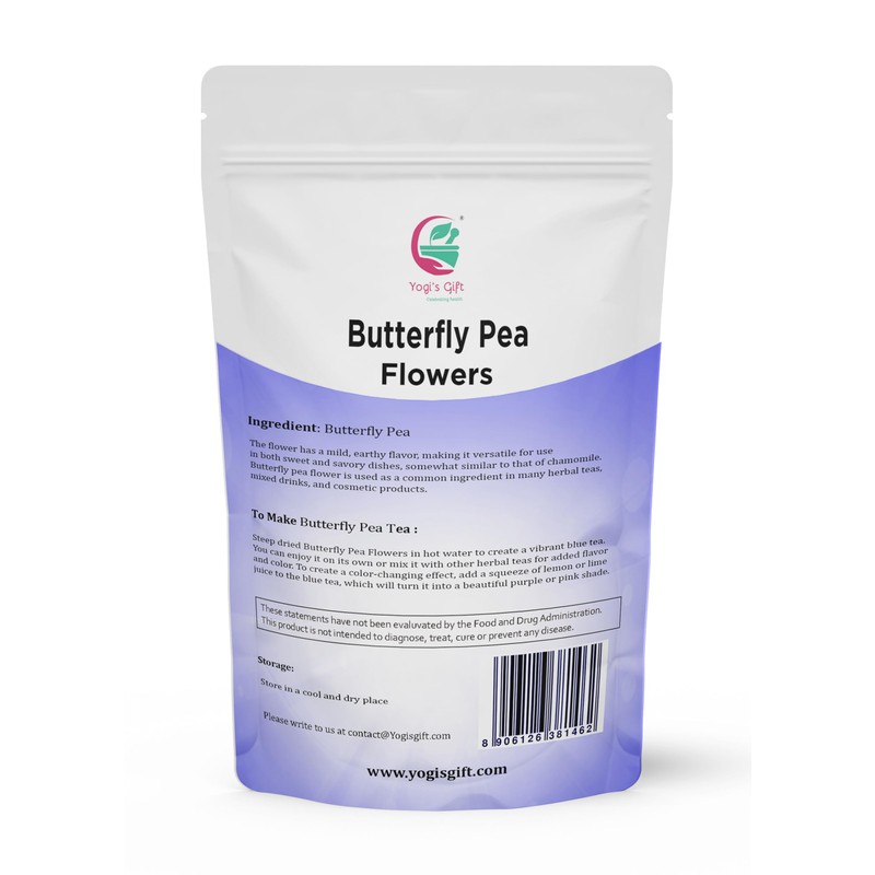 Butterfly Pea Flower Dried 1 LB (1000+ Cups) | Blue