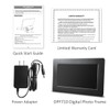 Sungale DPF710 7" Digital Photo Frame with Ultra Slim Design;