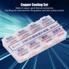 70PCS Copper Heatsink Sheets with 10PCS Silicone Pads Cooling Thermal