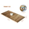 Gurfuy 40"x20" Extra Large Long Rectangle Ottoman Table Tray -