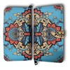 KARMA.DIEM Women's Purse with Colourful Flowers Mandala Pattern, Ethnic Style,