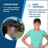 TrailHeads Women's Quick Dry Reflective Race Day Running Hat, Black