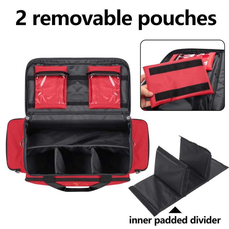 Trunab Emergency Responder Trauma Bag Empty, Professional First Aid Kits