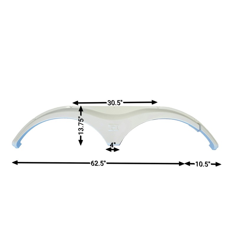 2006-2015 Heartland Big Horn New Fender Skirt (White)