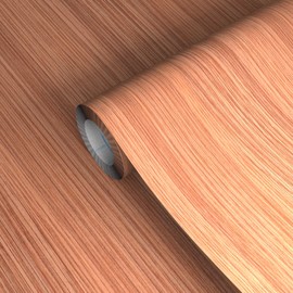 GSCIT Club Red Oak Wallpaper, 24 inch X 25ft Self Adhesive Wood Grain Repair Tape Patch for Tables, Chairs, Baseboards, Doors, Windows, Floors, Handicraft DIY.