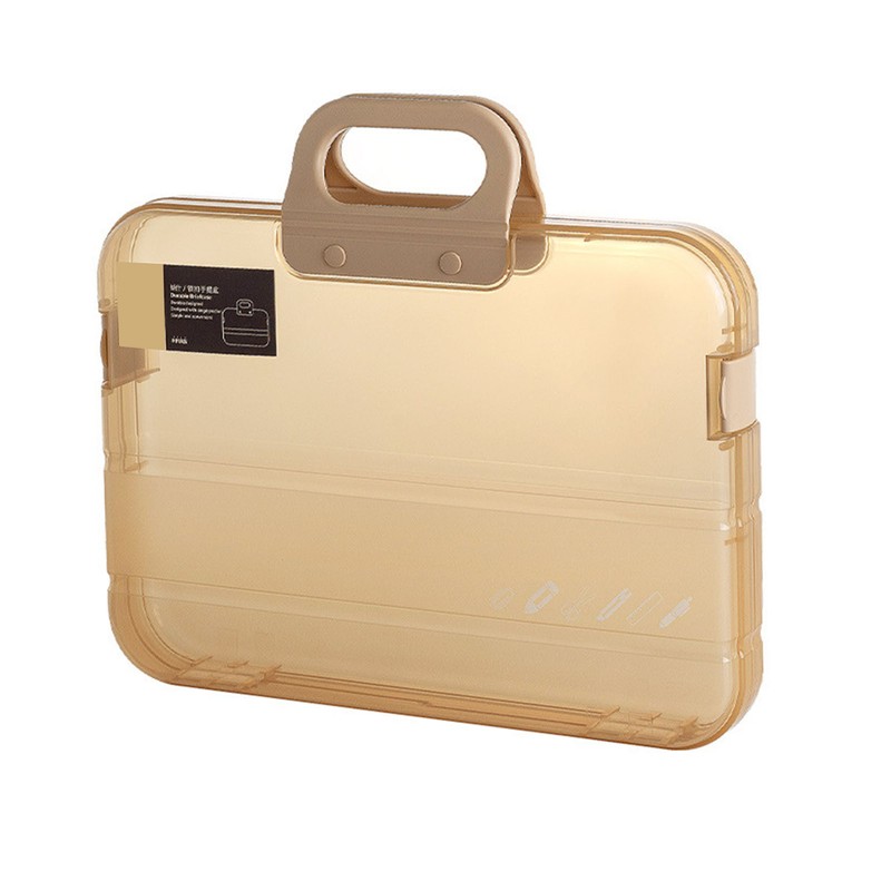 Clear Document Case Multipurpose Large Capacity Dustproof Waterproof A4 File