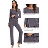WiWi Viscose from Bamboo Pajamas Set for Women Soft Long