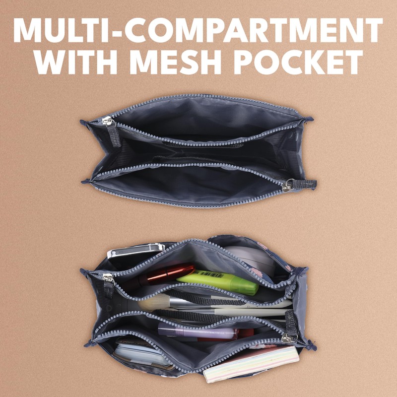 JJ PRIME - Multi Compartment Bag Handbag Insert | Expandable