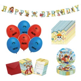 Chaks - Set One Piece per bambini, accessori per feste di compleanno