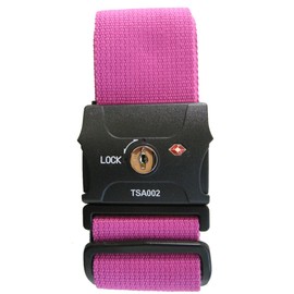 JTB with TSA Lock Suitcase Belt Pink 210010