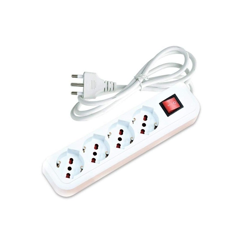 TEMPO DI SALDI Power strip with 4 seater Schuko with
