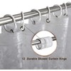 Waterproof Shower Curtain Liner 8G Thick Shower Curtain with Heavy