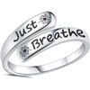 Anillo de diente de león para mujer, plata de ley