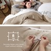 Bedsure Bedsure Deep Beige Duvet Cover Full Size - 3