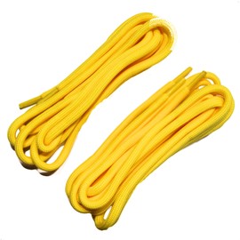 Warrior Clothing Yellow Boot Laces 140cm for 8-10 Hole Boots - TWIN PACK