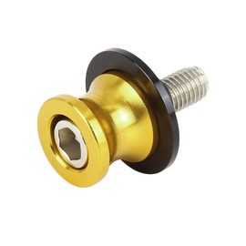 F FIERCE CYCLE 10 mm Thread CNC Voice Coil Screws Universal Gold Tone for Motorcycles