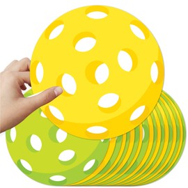 Big Dot of Happiness Pickleball Large Cut-Outs, Pickleball Decorations, DIY Large Party Essentials, Set of 20