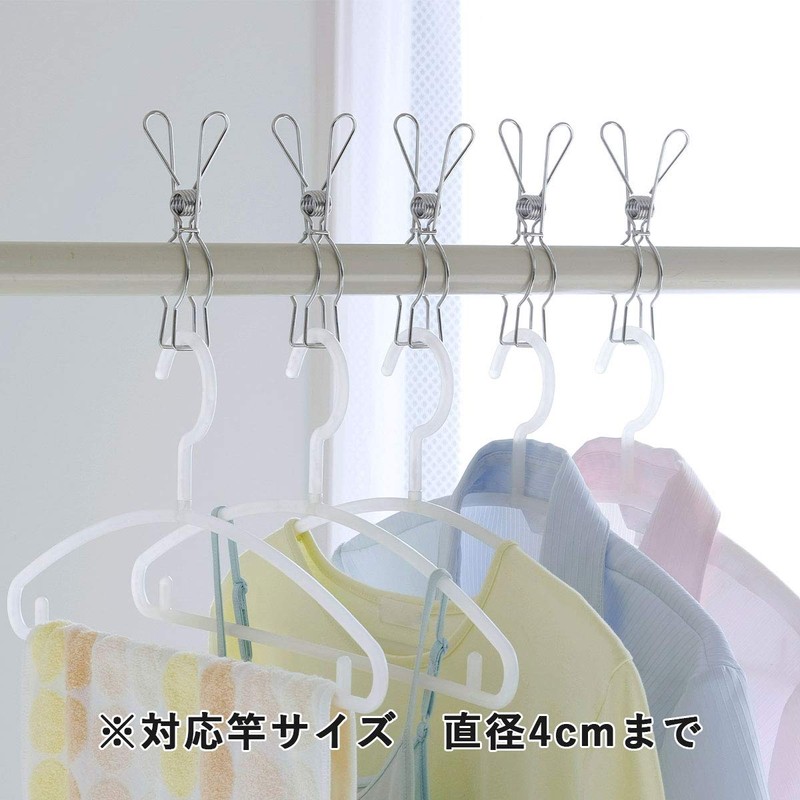 Shimomura Planning 30899 Clothespins Rod Pinch Stainless Steel Large Size
