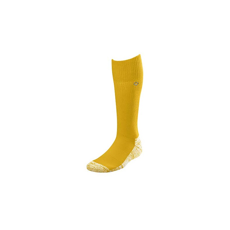 EvoShield - Calcetines para juegos, Mediano, Dorado claro, Mediano