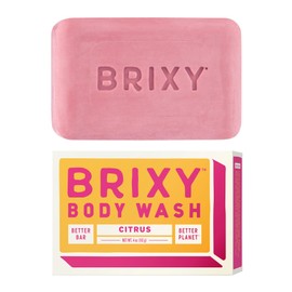 BRIXY Body Wash Bar for Men and Women to Remove Sweat And Oil While Softening Skin, Vegan, Plastic Free, All Skin Types Including Sensitive Skin