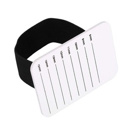 False Eyelash Pallet, Rotekt 8-15mm Makeup Eyelash Tray Strip Stand Eyelash Extension Hand Plate Lashes Grafting Holder