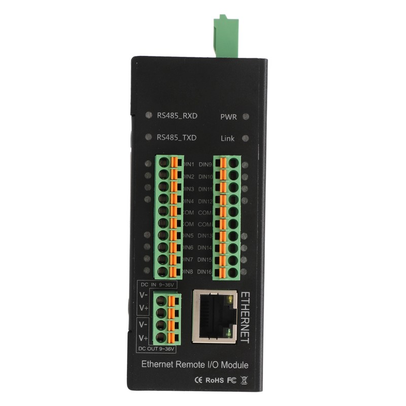 M410T Ethernet Remote IO Module 16 DIN Transmission Acquisition Data