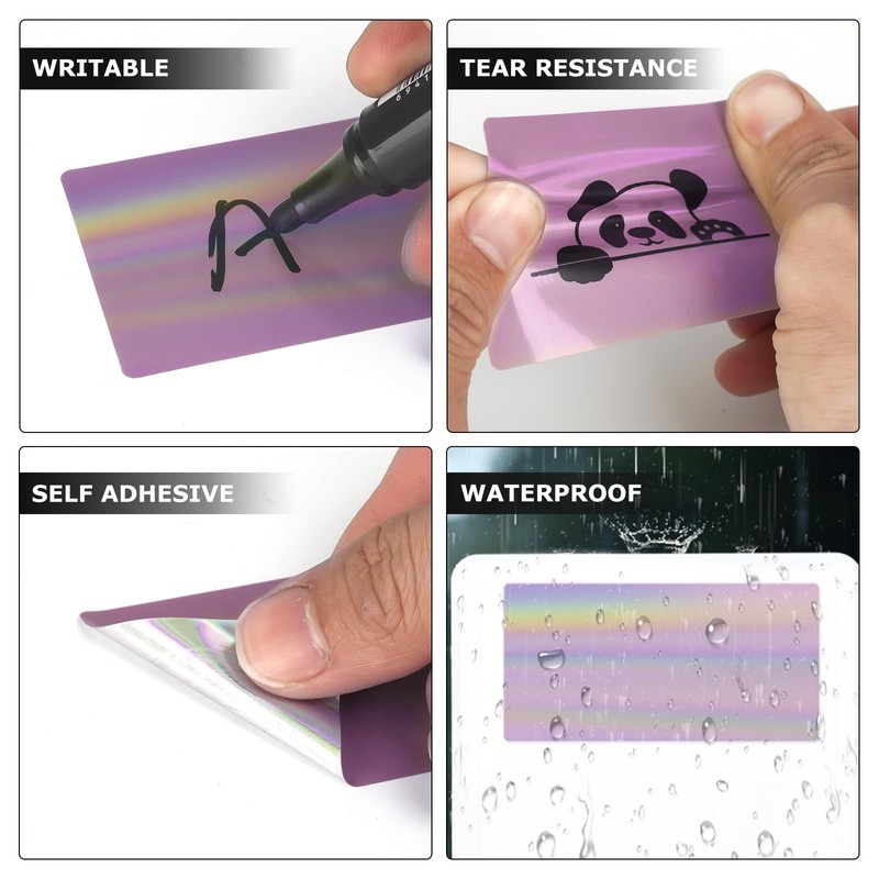50 x 76 mm Thermal Labels Laser Purple