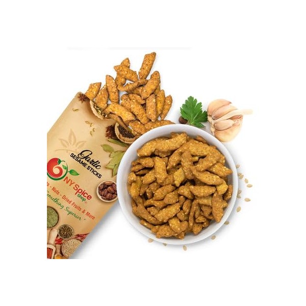 NY Spice Shop Garlic Sesame Sticks Bulk - 5 Pound