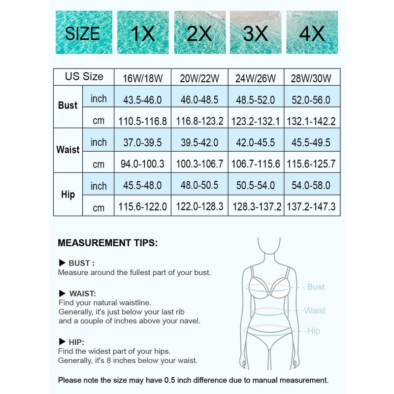 Halcurt Plus Size Rash Guard for Women UPF 50+ Zip