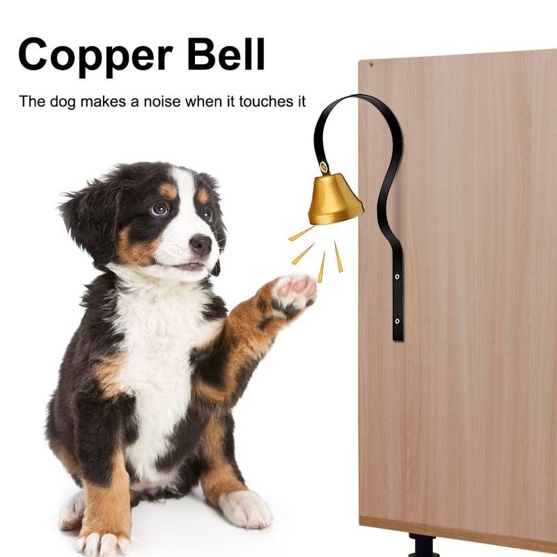 DONGKER Dog Training Bell, 18 cm Shop Owner Bell, Metal