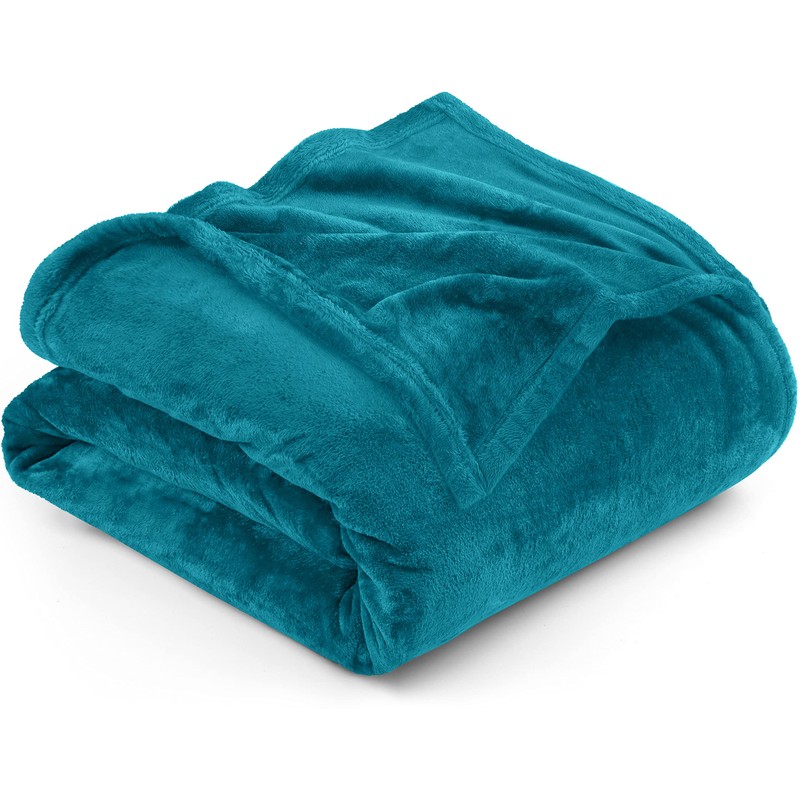 Utopia Bedding Utopia Bedding Fleece Blanket King Size Turquoise 300GSM