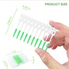 200 Pcs Portable Soft Silicone Interdental Floss Picks for Family